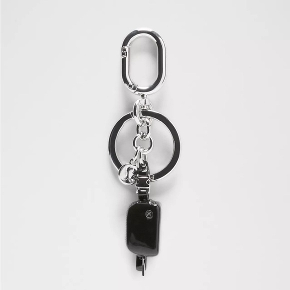 Lululemon Everywhere Belt Bag Charm Keychain- Black/Silver - Picture 5 of 6